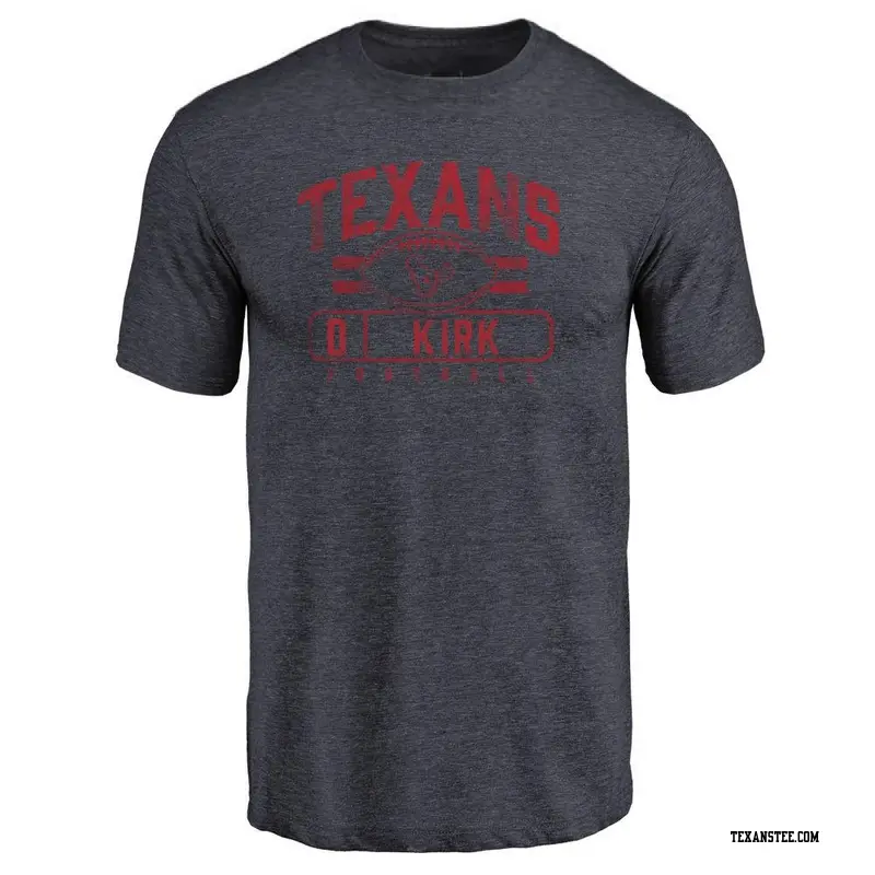 Men's Houston Texans ＃0 Christian Kirk Navy Flanker T-Shirt