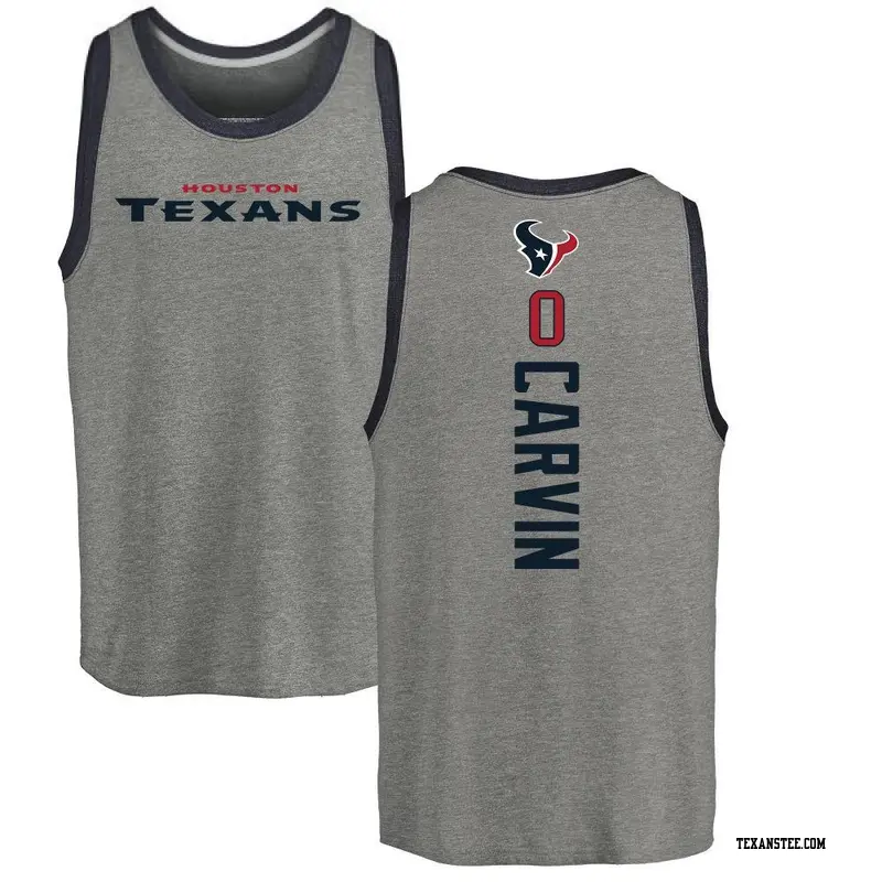 Youth Houston Texans ＃0 Jerome Carvin Ash Backer Tank Top