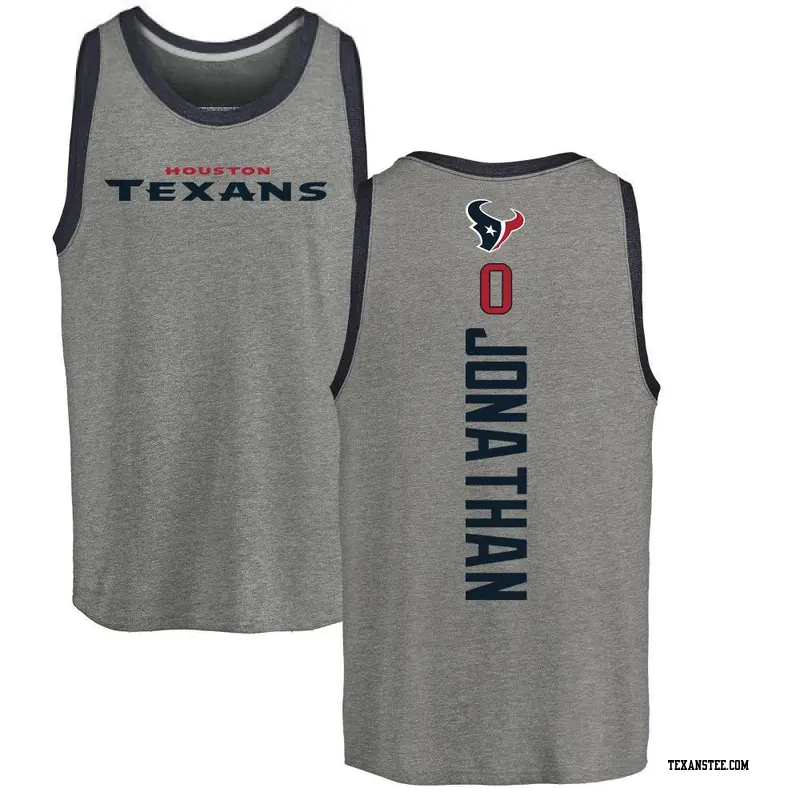 Youth Houston Texans ＃0 Kingsley Jonathan Ash Backer Tank Top