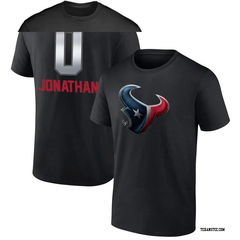 Youth Houston Texans ＃0 Kingsley Jonathan Black Midnight Mascot T-Shirt